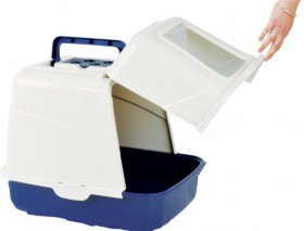 Enclosed-Cat-Toilet-Flip-Easy-Access-Lid-50x40x41cm on sale