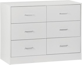 6+Drawer+Chest+White