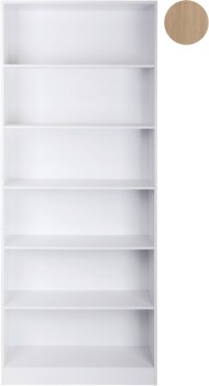 5-Tier-Wide-Bookcase-180x295x60cm on sale