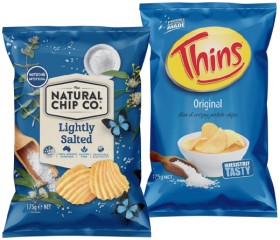 The-Natural-Chip-Co-Thins-Chips-150-175g-or-Onion-Rings-85g-Selected-Varieties on sale