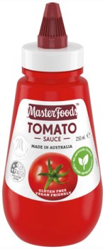 MasterFoods+Tomato+or+Barbecue+Squeezy+Sauce+250mL