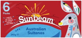 Sunbeam+Sultanas+Snack+Packs+6x40g