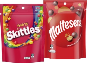 Maltesers+120%E2%80%91140g%2C+Skittles+120%E2%80%91200g%2C+M%26amp%3BM%26%23039%3Bs+120%E2%80%91180g+or+Pods+160g+Share+Pack+Selected+Varieties