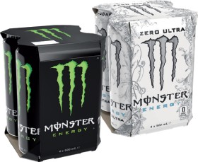 Monster+Energy+Drink+4x500mL+Selected+Varieties