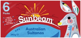 Sunbeam+Sultanas+Snack+Packs+6x40g