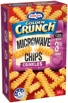 Birds+Eye+Golden+Crunch+Microwave+Chips+140g+Selected+Varieties