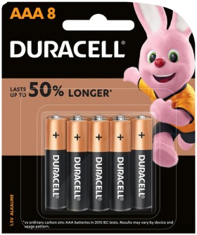 Duracell+Coppertop+Batteries+AAA+8+Pack+or+AA+10+Pack