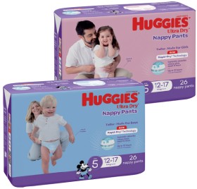 Huggies+Nappy+Pants+24%E2%80%9136+Pack+Selected+Varieties