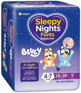 BabyLove+Sleepy+Nights+Pants+4%E2%80%917+Years+9+Pack