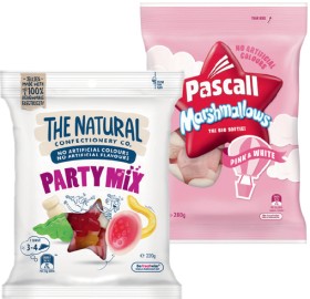 The+Natural+Confectionery+Co.+130%E2%80%91230g%2C+Pascall+150%E2%80%91300g+or+Sour+Patch+Kids+Bag+190g+Selected+Varieties