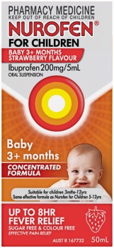 Nurofen+for+Children+Baby+3%2B+Months+Strawberry+Flavour+50mL