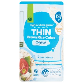 Woolworths+Thin+Brown+Rice+Cakes+Original+150g