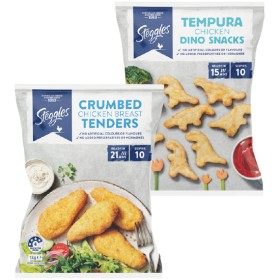 Steggles+Chicken+Salted+Fingers%2C+Crumb+Tenders%2C+Dino+Snacks%2C+Habanero+Wings+or+Tempura+Nuggets+1+kg+%26ndash%3B+From+the+Freezer