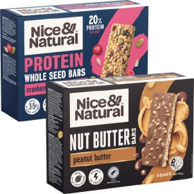 Nice+%26amp%3B+Natural+Nut+Butter+Bars+175g+Pk+5+or+Wholeseed+Bars+150g+Pk+5