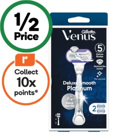 Gillette+Venus+Deluxe+Smooth+Platinum+Razor