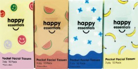 Happy+Essentials+Pocket+Tissues+8+x+10+Pack