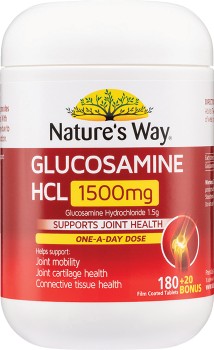 Nature%26rsquo%3Bs+Way+Glucosamine+HCL+1500mg+180%2B+20+Tablets%2A