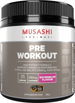 Musashi+Pre+Workout+Watermelon+Flavour+225g%2A