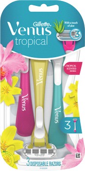 Gillette-Venus-Tropical-Disposable-Razor-3-Pack on sale