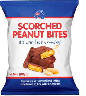 Scorched+Peanut+Bites+Share+Pack+140g