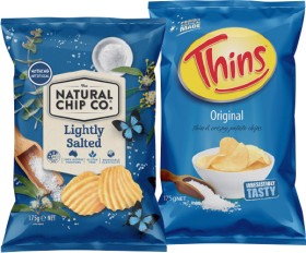 Thins+Chips%2C+The+Natural+Chip+Co.+Chips+150-175g+or+Thins+Onion+Rings+85g+Selected+Varieties