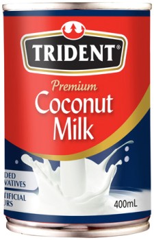 Trident+Coconut+Milk+or+Cream+400mL+Selected+Varieties