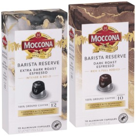 Moccona+Barista+Reserve+Coffee+Capsules+10+Pack+Selected+Varieties