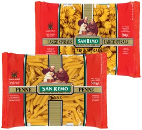 San+Remo+Pasta+375%E2%80%91500g+Selected+Varieties