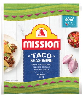 Mission+Taco+Seasoning+35g+Selected+Varieties