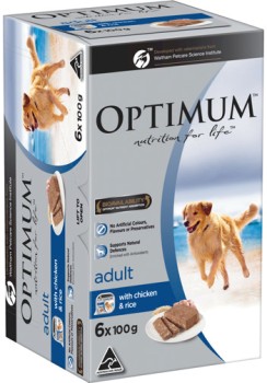 Optimum+Wet+Dog+Food+6x100g+Selected+Varieties