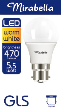 Mirabella+LED+Globe+5.5W+1+Pack+Selected+Varieties