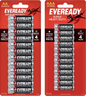 Eveready+Super+Heavy+Duty+AA+or+AAA+Batteries+24+Pack