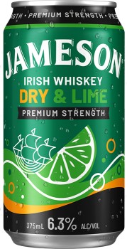 Jameson+Irish+Whiskey+Smooth+Dry+%26amp%3B+Lime+6.3%25+Cans+375mL