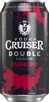 Vodka+Cruiser+Double+Raspberry+6.8%25+Can+375mL