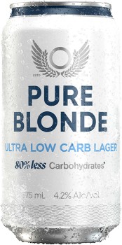 Pure-Blonde-Ultra-Low-Carb-Lager-Cans-375mL on sale