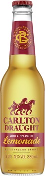 Carlton-Draught-Lemonade-330mL on sale