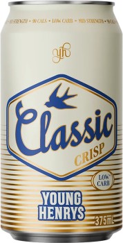 Young-Henrys-Classic-Crisp-Mid-Can-375mL on sale