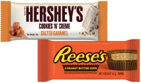 Hershey%26%23039%3Bs+Cookies+%26%23039%3BN%26%23039%3B+Cream+Bar+38%E2%80%9140g%2C+Reese%26rsquo%3Bs+Peanut+Butter+Cups+39%E2%80%9142g%2C+Wafer+Sticks+42g+or+Terry%26%23039%3Bs+Orange+35g+Selected+Varieties