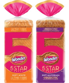 Wonder+Bread+5+Star+680g+Selected+Varieties