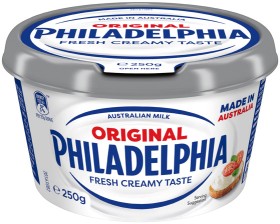 Philadelphia+Cream+Cheese+Spreadable+Tub+250g+Selected+Varieties