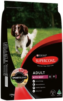 Supercoat+Smart+Blend+Dry+Dog+Food+2.6%E2%80%912.8kg+Selected+Varieties