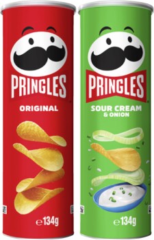 Pringles+Potato+Crisps+118g-134g