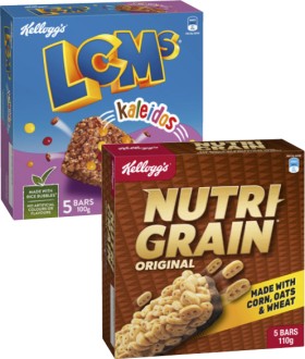 Kellogg%26%23039%3Bs+LCMs+or+Nutri+Grain+Bars+5+Pack+100g-110g