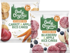 Only+Organics+Blueberry+%26amp%3B+Apple+or+Carrot+%26amp%3B+Apple+Rice+Cakes+35g