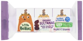 Little+Bellies+Sultanas+6+Pack+84g