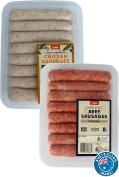 Coles+Sausages+550g