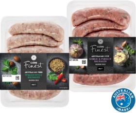 Coles+Finest+Sausages+450g-500g