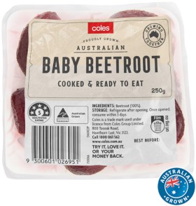 Coles+Australian+Baby+Beetroot+250g+Pack