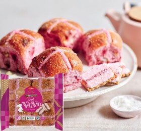 Coles+Limited+Edition+Hot+Cross+Buns+Iced+Vovo+Inspired+4+Pack+320g