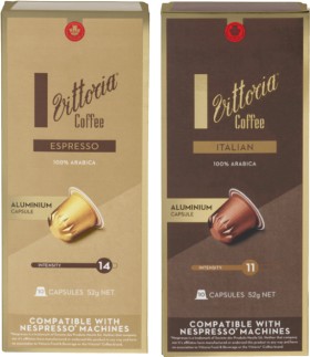 Vittoria+Nespresso+Compatible+Coffee+Capsules+10+Pack